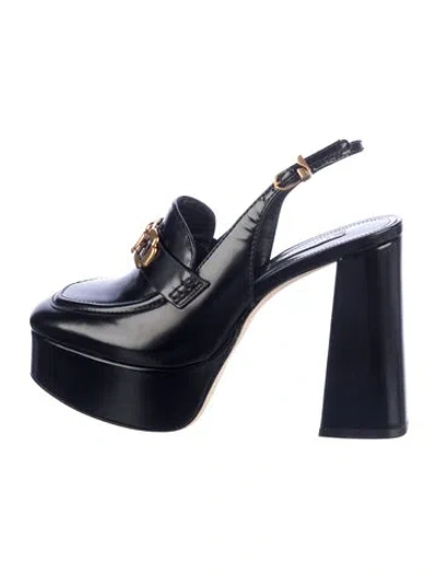 Pre-owned Larroude Leather Pumps In Blue