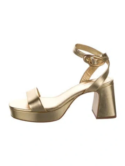 Pre-owned Larroude Leather Sandals