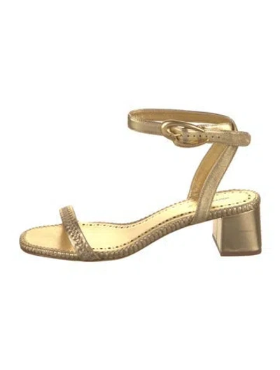 Pre-owned Larroude Leather Sandals