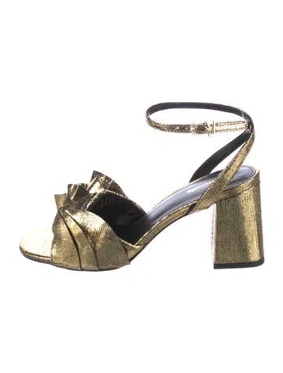 Pre-owned Larroude Leather Sandals