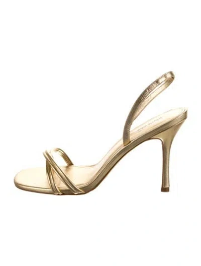 Pre-owned Larroude Leather Sandals