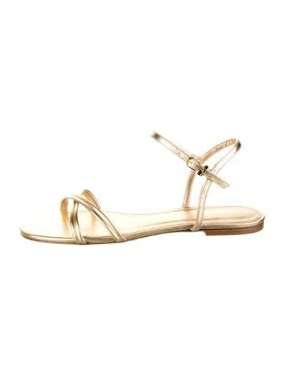 Pre-owned Larroude Leather Sandals