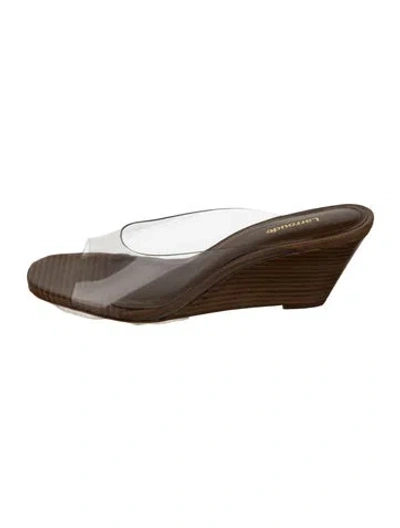 Pre-owned Larroude Leather Sandals In Multicolor