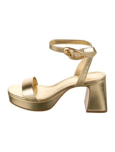 Pre-owned Larroude Leather Sandals W/ Tags