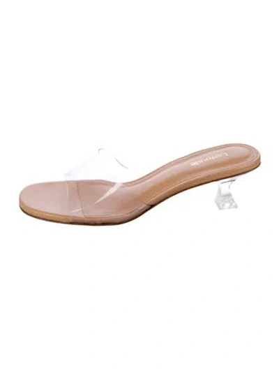 Pre-owned Larroude Leather Slides