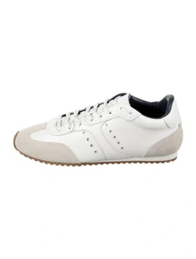 Pre-owned Larroude Leather Sneakers In Multicolor