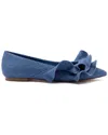 Larroude Lee Ruffle Flat