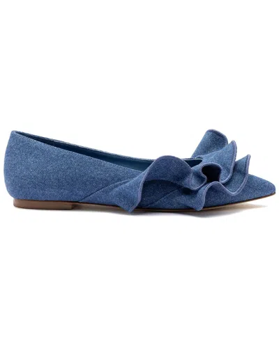 Larroude Lee Ruffle Flat