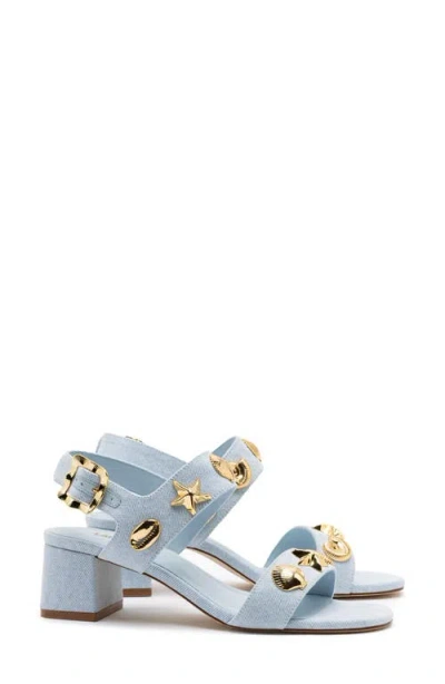 Larroude Women's Madison Studded Strappy Sandals In Maya