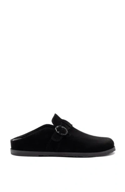 Larroude Women's Milan Clogs In Black Fur