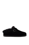 Larroude Larroudé Milan Suede Clog In Black