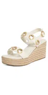 Larroude Milan Espadrilles Ivory In Ivory