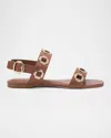 Larroude Milan Sandal In Caramel
