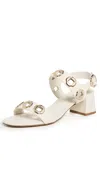 Larroude Milan Sandals Ivory