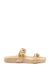 Larroude Milan Slide In Beige