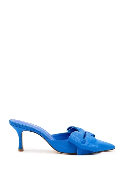 Larroude Mini Elle Pump In Blue