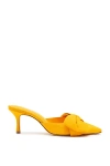 Larroude Mini Elle Pump In Orange