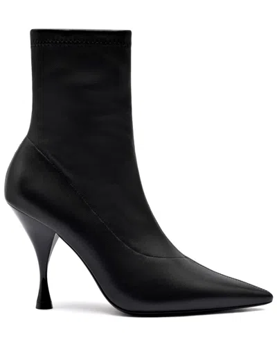 Larroude Larroudé Mini Georgia Leather Boot In Black