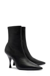 Larroude Women's Mini Georgia Pointed Toe Booties In Black