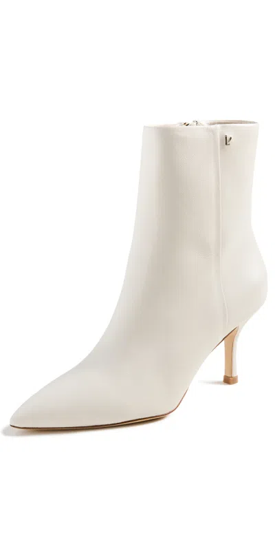 Larroude Mini Kate Boots In Ivory