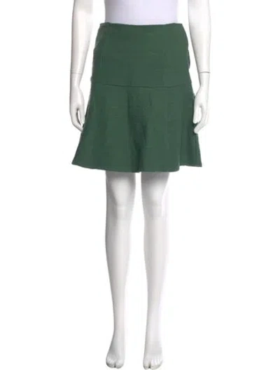 Pre-owned Larroude Mini Skirt W/ Tags In Green