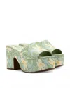 Larroude Miso Platform Sandal In Tea Flower In Multi