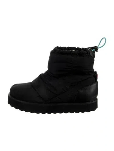Pre-owned Larroude Nylon Boots In Black
