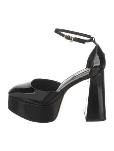 Pre-owned Larroude Patent Leather D'orsay Pumps In Black