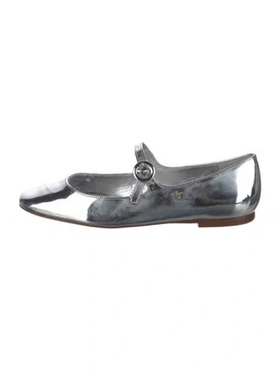 Pre-owned Larroude Patent Leather Mary Jane Flats