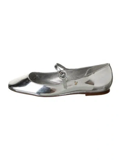 Pre-owned Larroude Patent Leather Mary Jane Flats