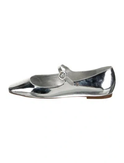 Pre-owned Larroude Patent Leather Mary Jane Flats