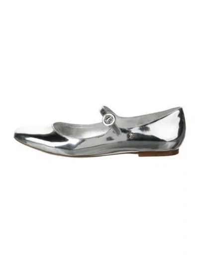 Pre-owned Larroude Patent Leather Mary Jane Flats W/ Tags