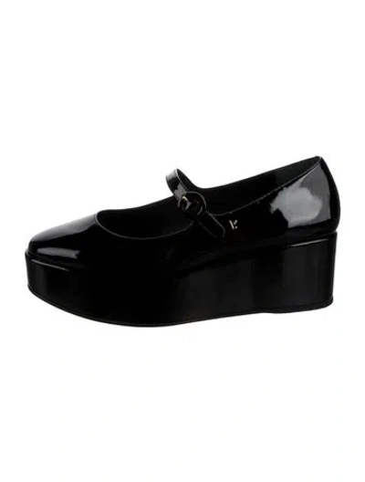 Pre-owned Larroude Patent Leather Pumps In Black