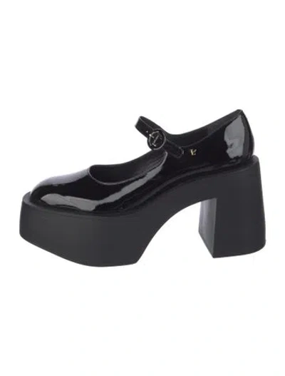 Pre-owned Larroude Patent Leather Pumps In Black