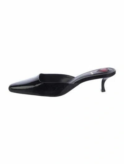 Pre-owned Larroude Patent Leather Pumps In Black