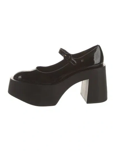 Pre-owned Larroude Patent Leather Pumps In Black