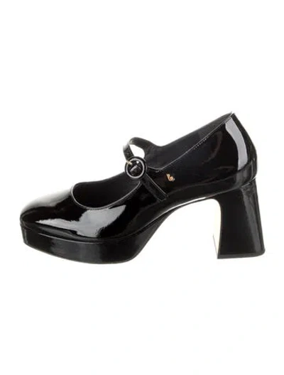 Pre-owned Larroude Patent Leather Pumps In Black