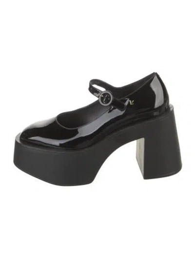 Pre-owned Larroude Patent Leather Pumps In Black