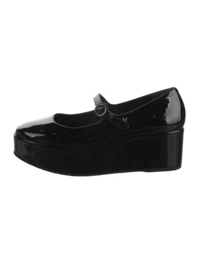 Pre-owned Larroude Patent Leather Pumps In Black