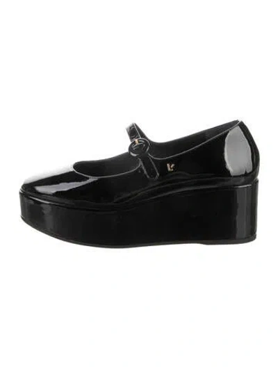 Pre-owned Larroude Patent Leather Pumps In Black