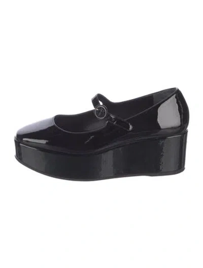Pre-owned Larroude Patent Leather Pumps In Black