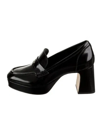 Pre-owned Larroude Patent Leather Pumps In Black