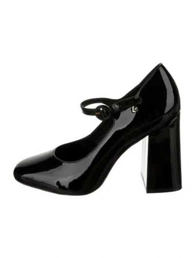 Pre-owned Larroude Patent Leather Pumps In Black