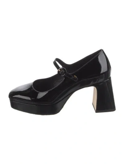 Pre-owned Larroude Patent Leather Pumps In Black