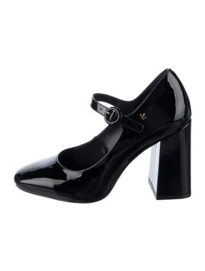 Pre-owned Larroude Patent Leather Pumps In Black
