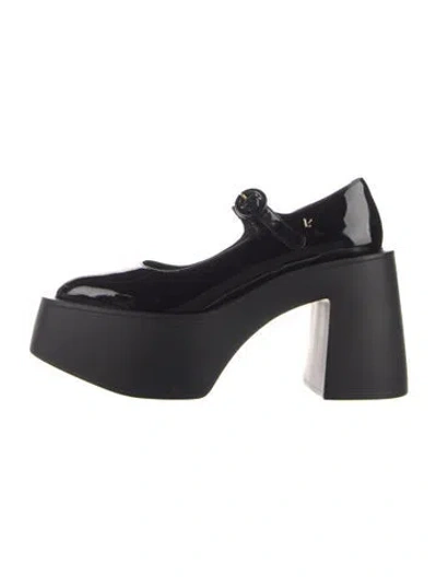 Pre-owned Larroude Patent Leather Pumps In Blue