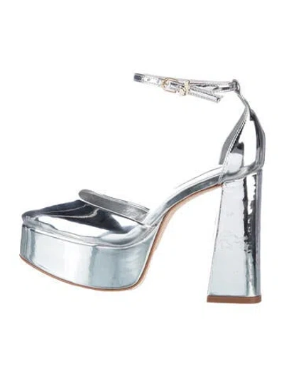 Pre-owned Larroude Patent Leather Pumps In Blue