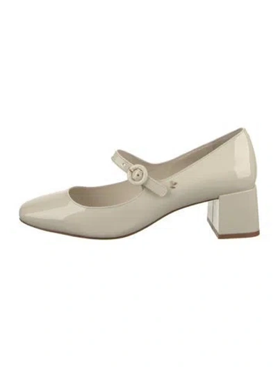 Pre-owned Larroude Patent Leather Pumps In Neutral