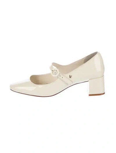 Pre-owned Larroude Patent Leather Pumps In Neutral