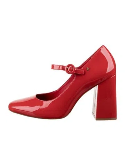 Pre-owned Larroude Patent Leather Pumps In Red